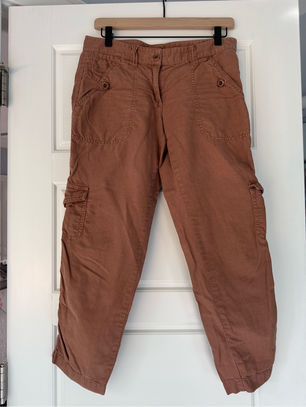 J. Crew Women's Cargo Pants in Rust